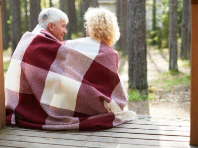 couple on outdoor porch